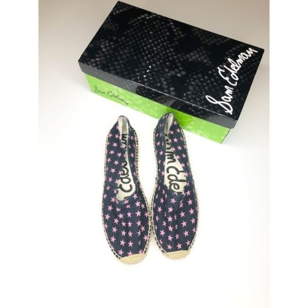 Sam Edelman Pink Star Espadrille Shoes - Picture 3 of 7